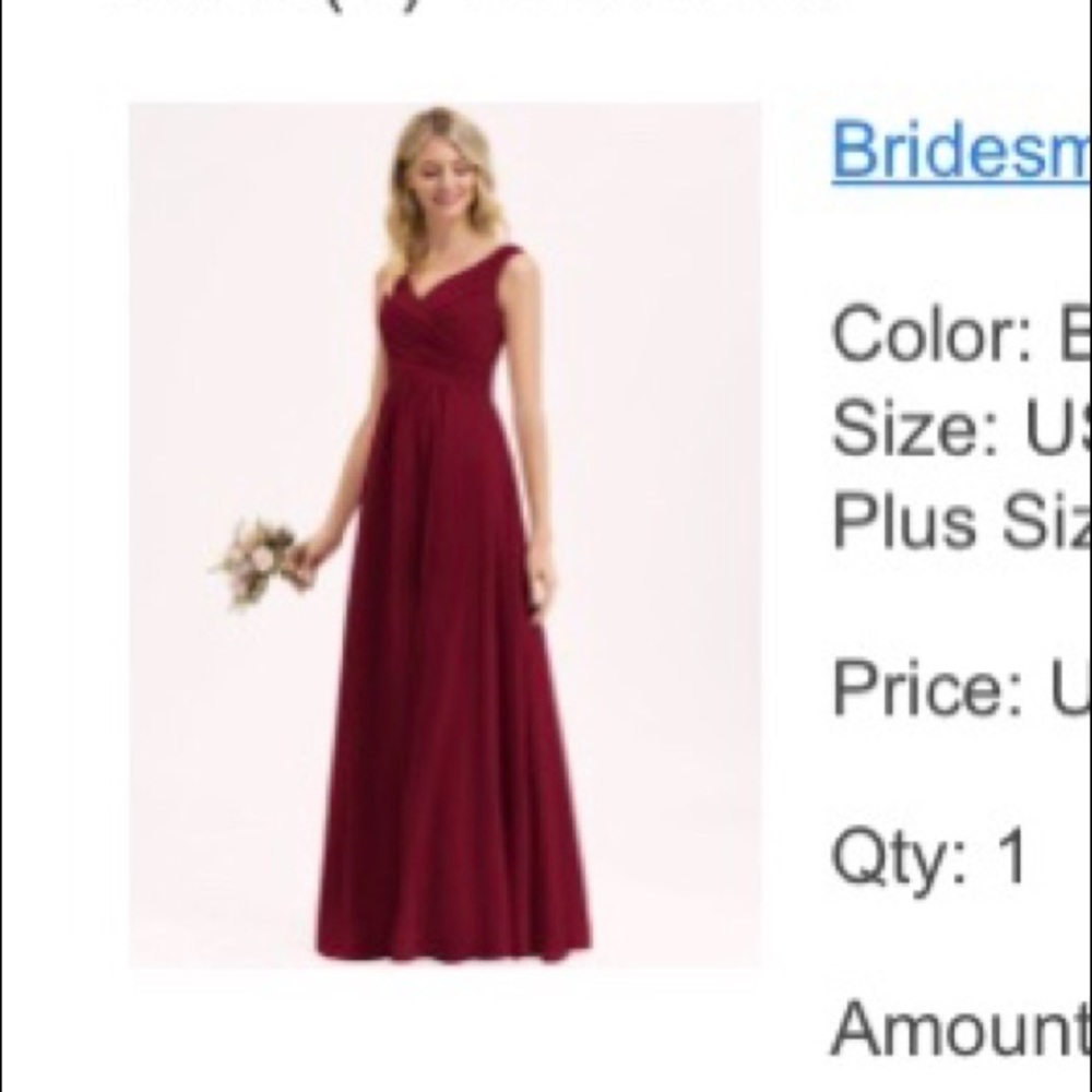 Jj’s House Burgundy dress.